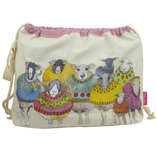 Drawstring Bag - Sheep in Sweaters II