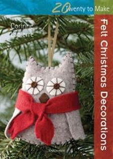 PATTERN BOOK - FELT CHRISTMAS DECORATIONS
