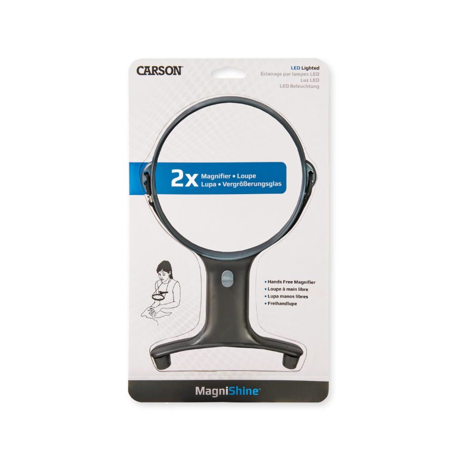 HANDS FREE MAGNIFIER - WITH LED LIGHT - MAGNISHINE