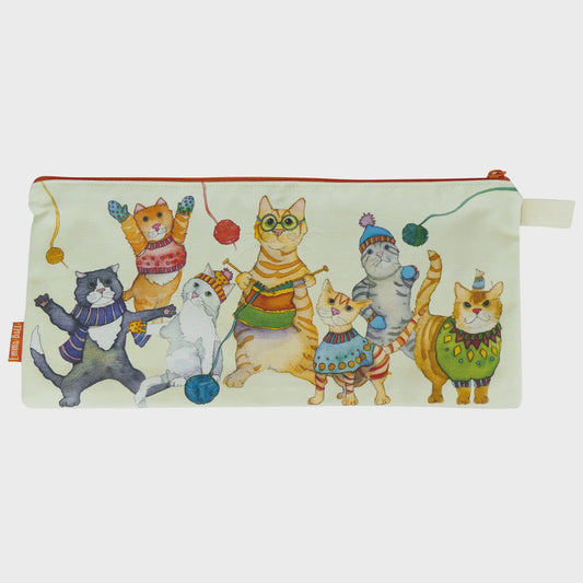 KITTENS IN MITTENS - LONG PROJECT BAG