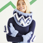 *FREE* - PDF - Knitting Pattern 10622 - MOUNTAIN SNOOD AND MITTENS IN BONUS SUPER CHUNKY