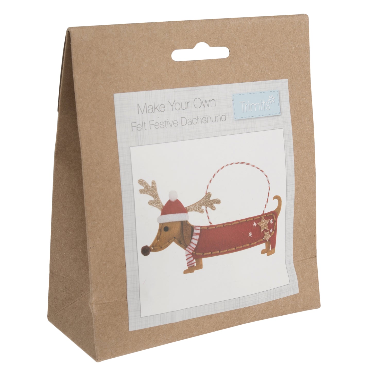FELT KIT - Christmas - Festive Daschund
