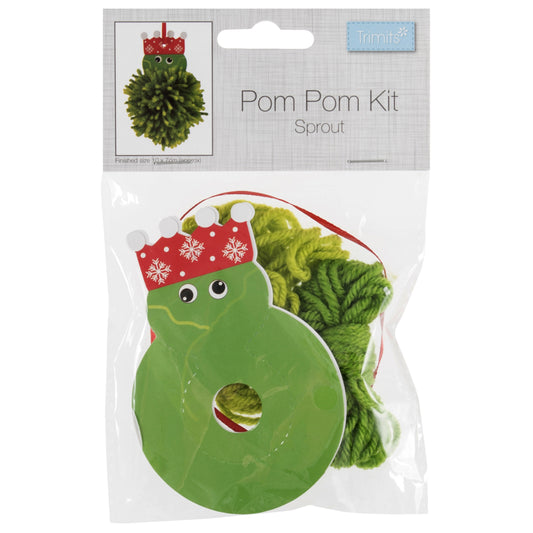 POM POM DECORATION KIT - Christmas Sprout