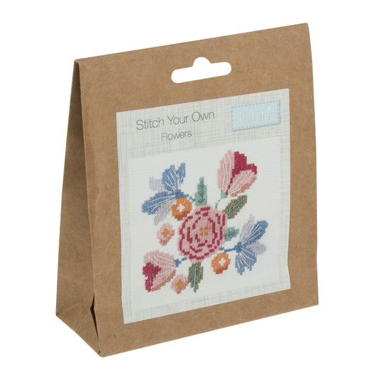 COUNTED CROSS STITCH KIT - FLORAL