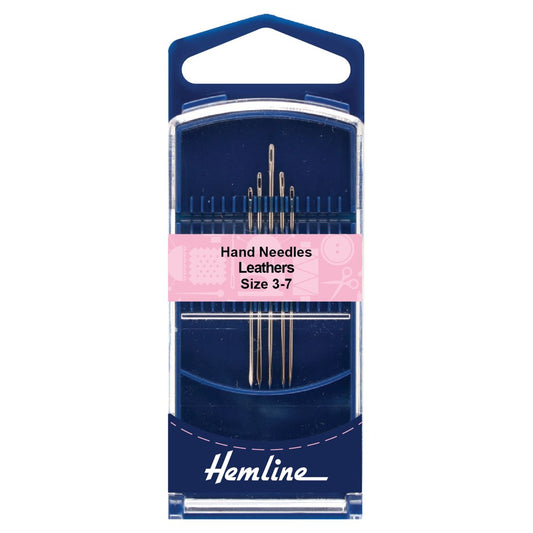 HAND NEEDLES - LEATHERS - Size 3-7 - 5 Pieces
