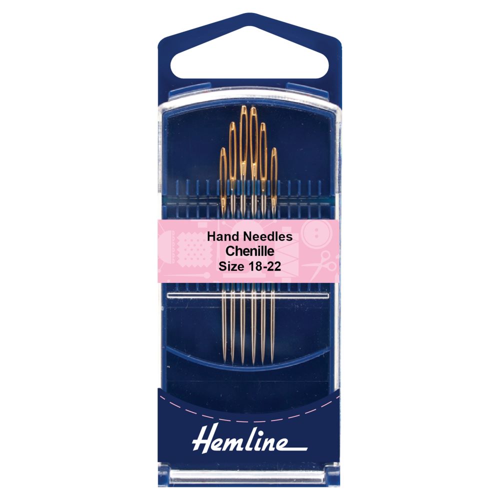 HAND NEEDLES - CHENILLE - Size 18-22 - 6 Pcs