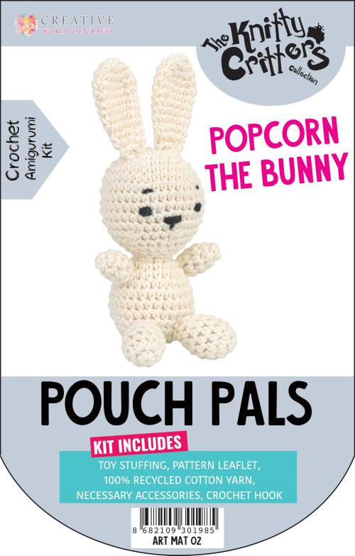 POUCH PALS - Popcorn the Bunny