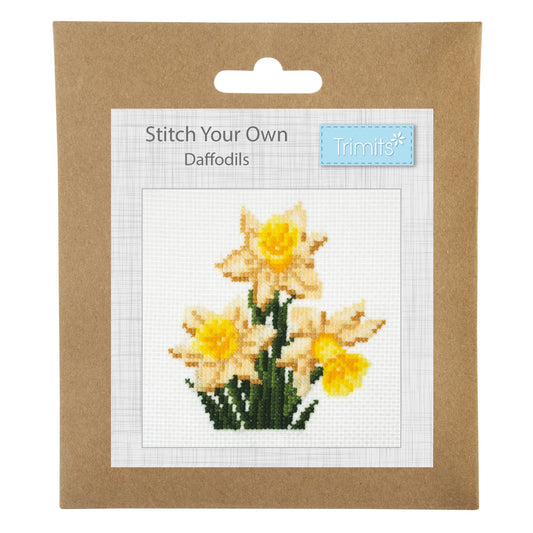 COUNTED CROSS STITCH KIT - Daffodils