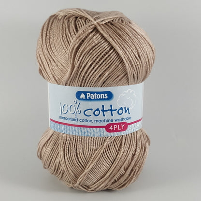 COTTON 4 PLY 100g  - More colours available