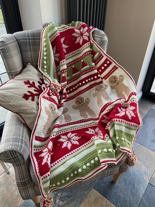 CROCHET A LONG - Christmas Eve Wishes - Made by Anita - Blanket pack with downloadable pattern!