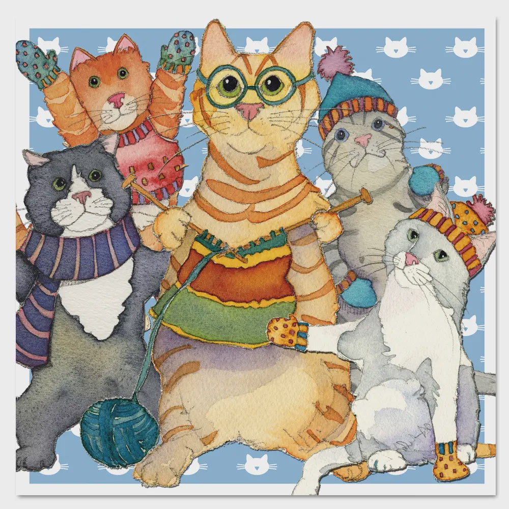 GREETINGS CARD - All The Kittens