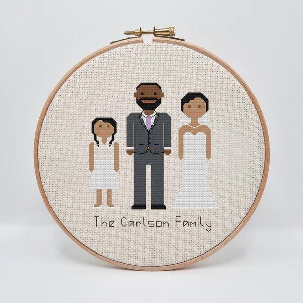 CROSS STITCH KIT - THE WEDDING EDITION - CUSTOMISABLE CHARACTERS