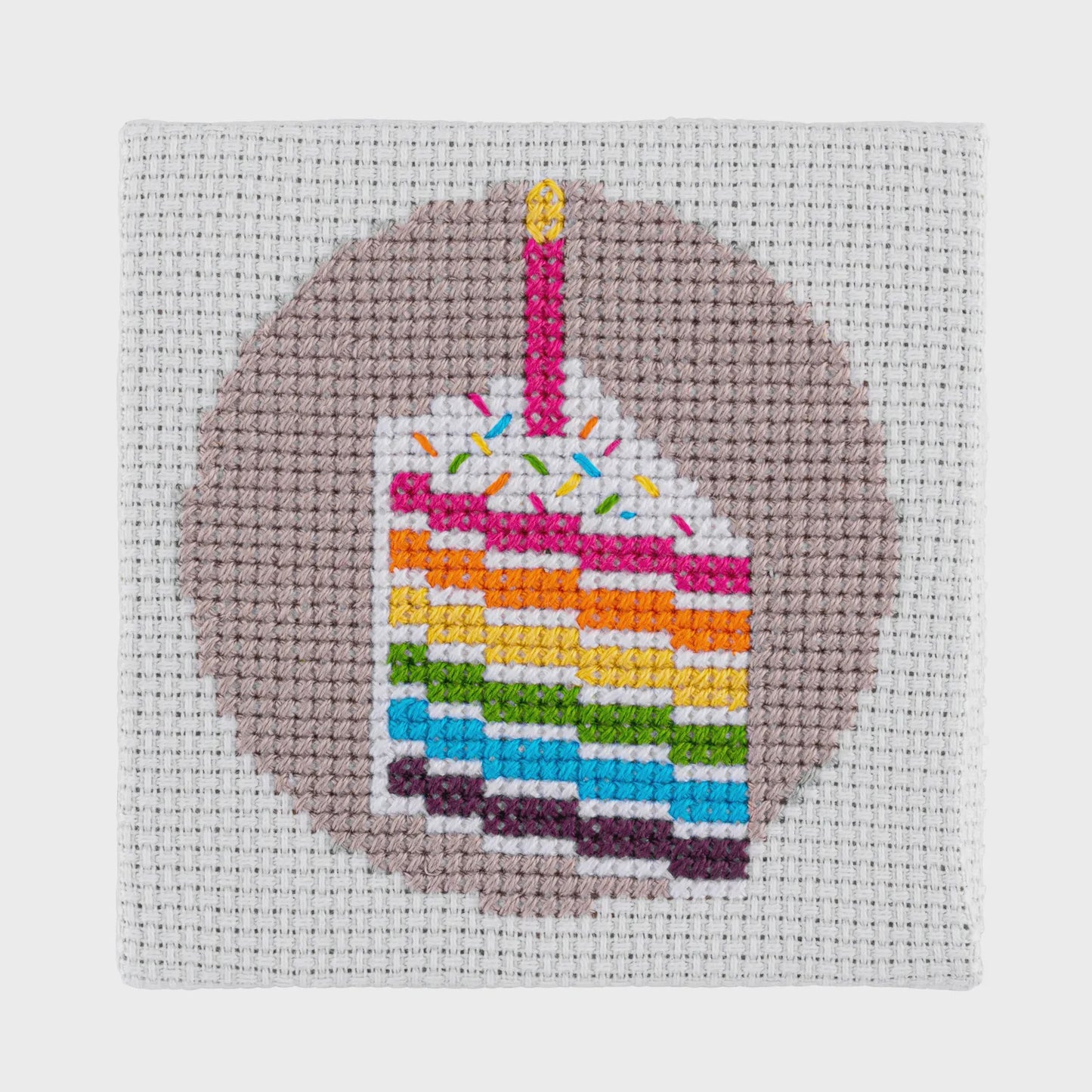 Mini Cross Stitch  - BIRTHDAY CAKE