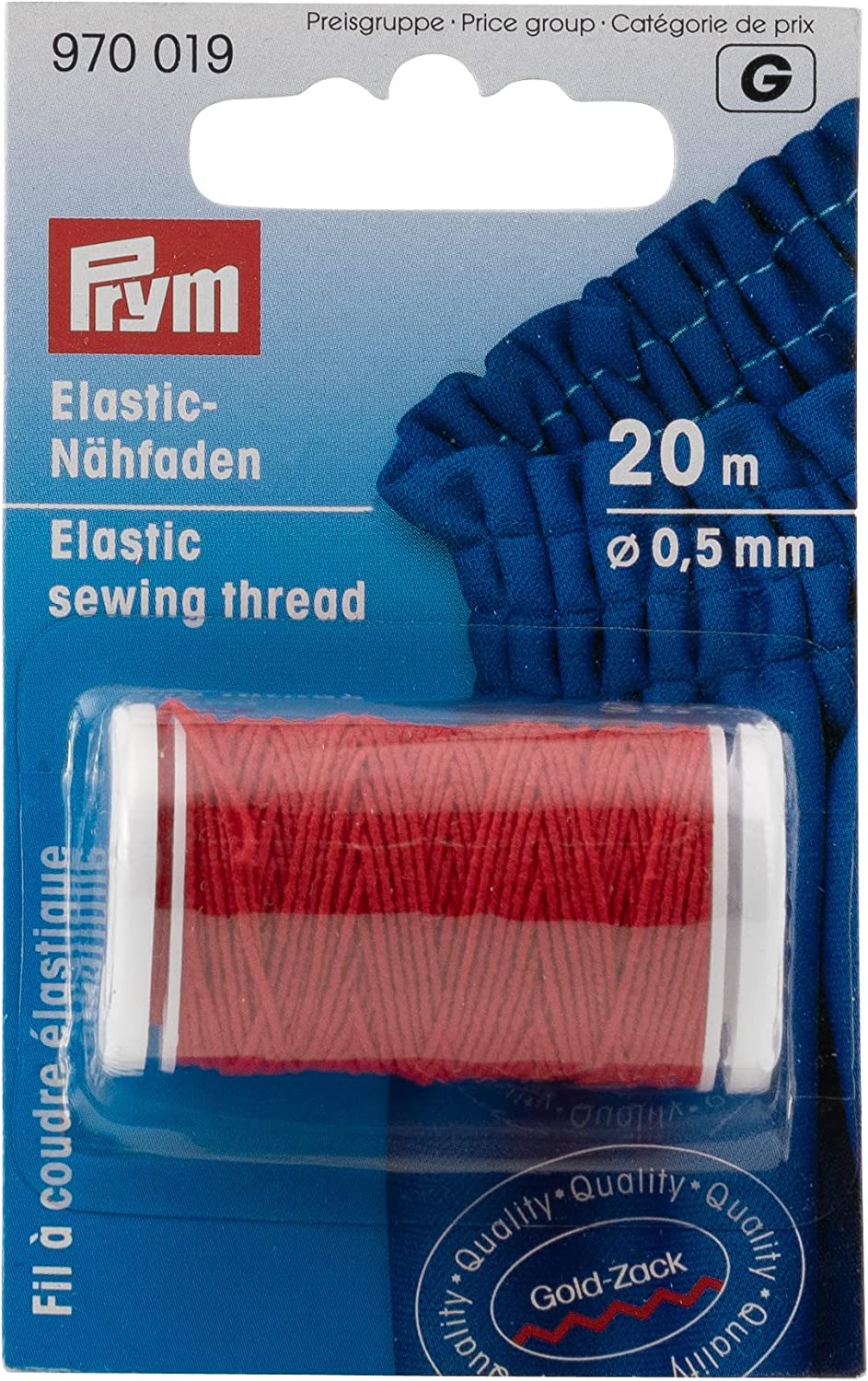 ELASTIC SEWING THREAD -  Various Colours 0.5mm X 20M