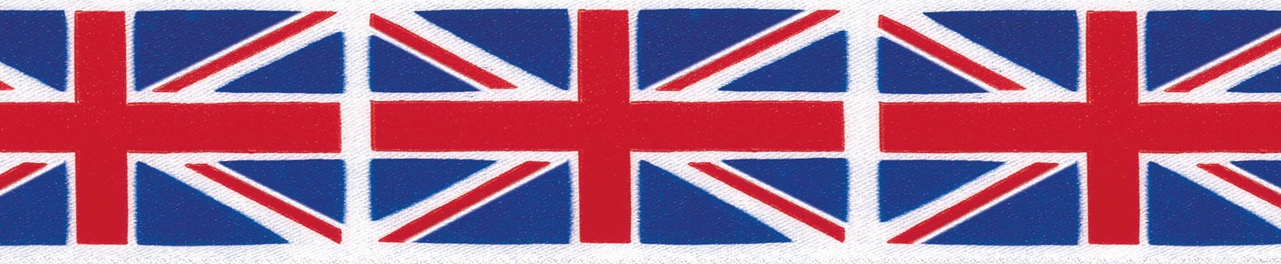 UNION JACK RIBBON - 35mm - Sold by the meter