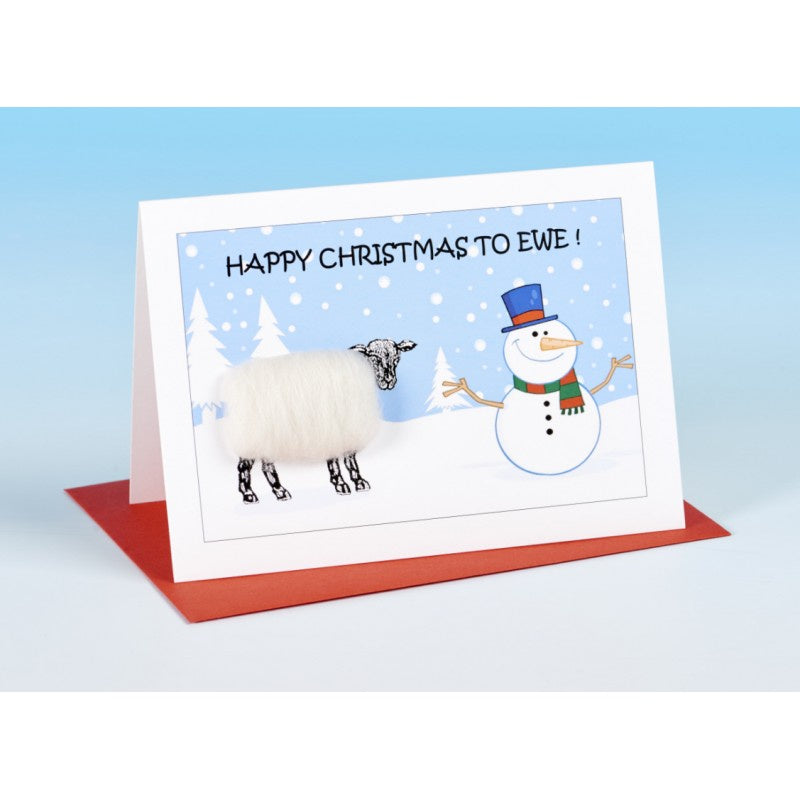 CHRISTMAS CARD - HAPPY CHRISTMAS TO EWE