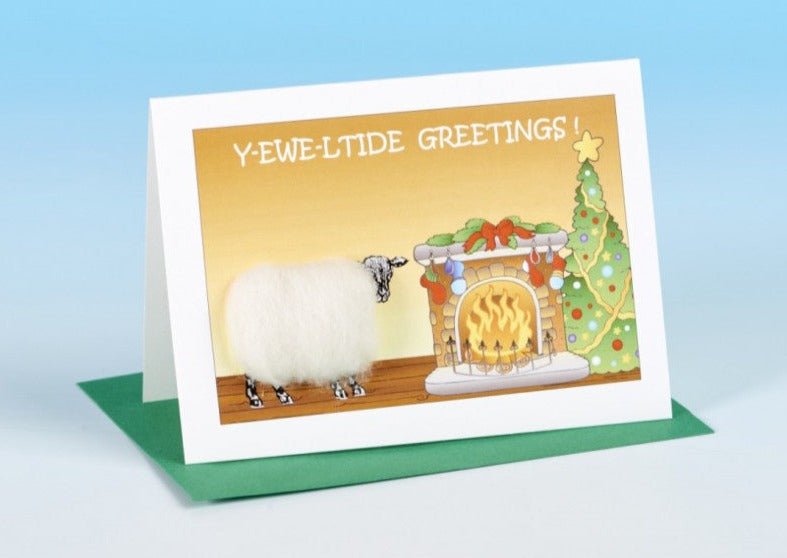 CHRISTMAS CARD - Y-EWE-LTIDE GREETINGS