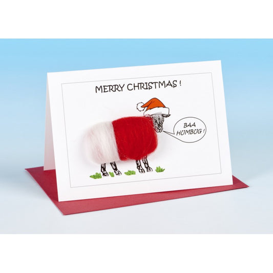 CHRISTMAS CARD - BAA HUMBUG