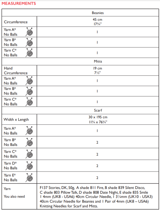 PDF - Knitting Pattern 10580 - STOP SIGN SCARF SET IN SIRDAR STORIES DK