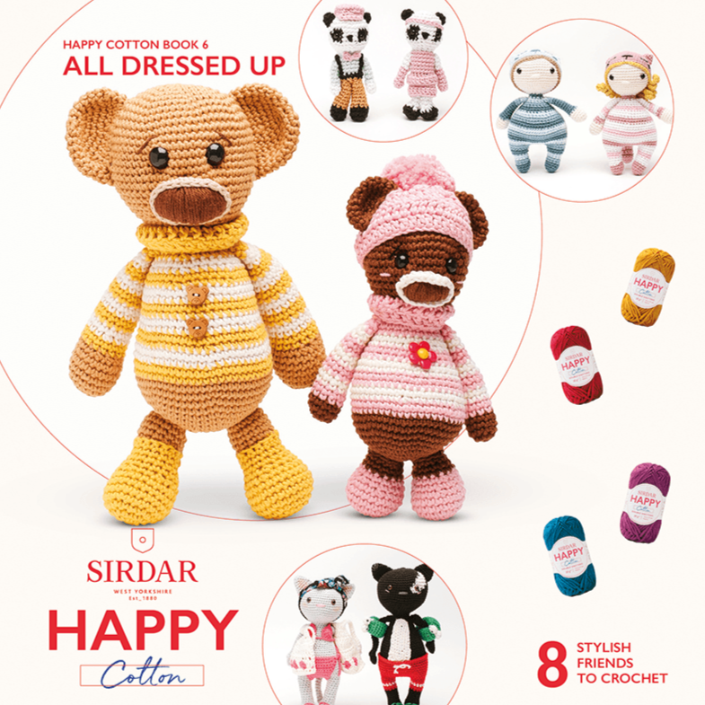 HAPPY COTTON  - ALL DRESSED UP - Pattern Book 6