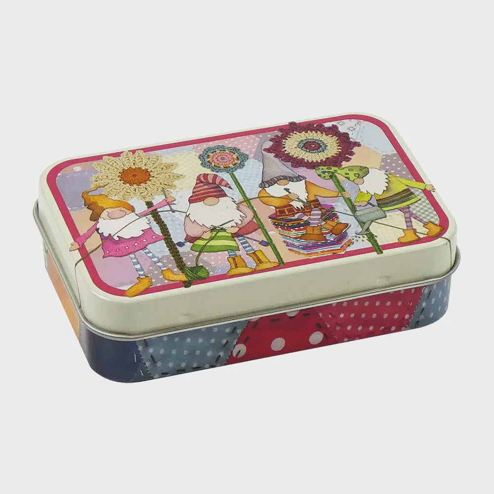 CRAFTING GNOMES - Mini Rectangular Tin