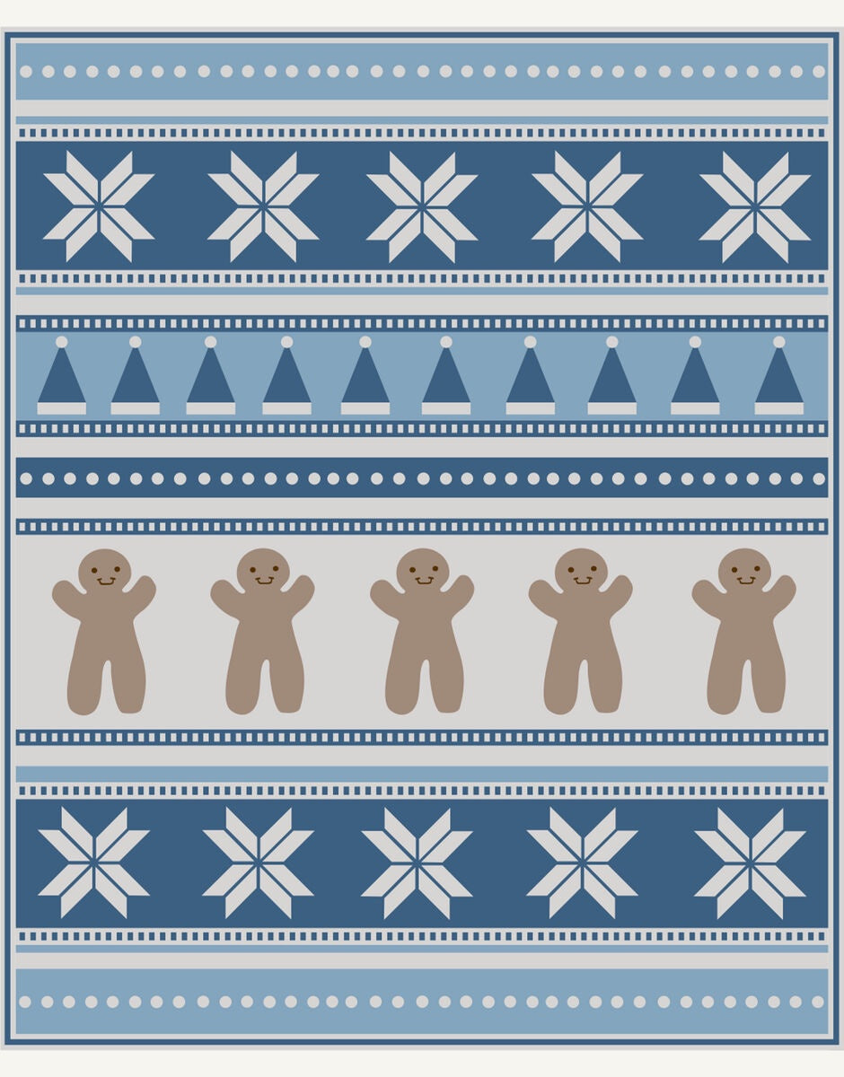 CROCHET A LONG - Christmas Eve Wishes IN SNOW SCENE BLUES - Made by Anita - Blanket Pack with downloadable  Pattern!