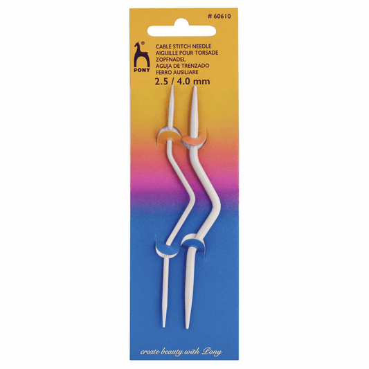 CABLE STITCH NEEDLES - BENT 2.5  - 4mm