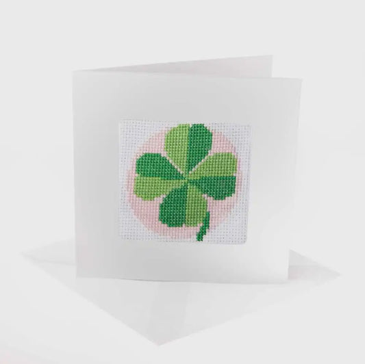 Mini Cross Stitch - CARD KIT (With Envelope) - CLOVER