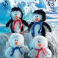 Knitting Pattern 9025 - Penguins in Tinsel Chunky & Dollymix DK
