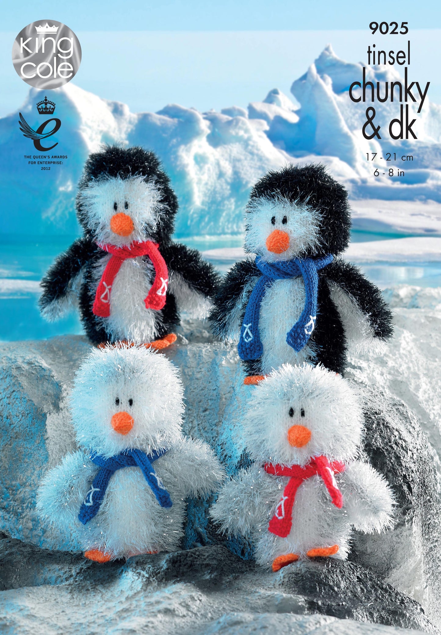 Knitting Pattern 9025 - Penguins in Tinsel Chunky & Dollymix DK