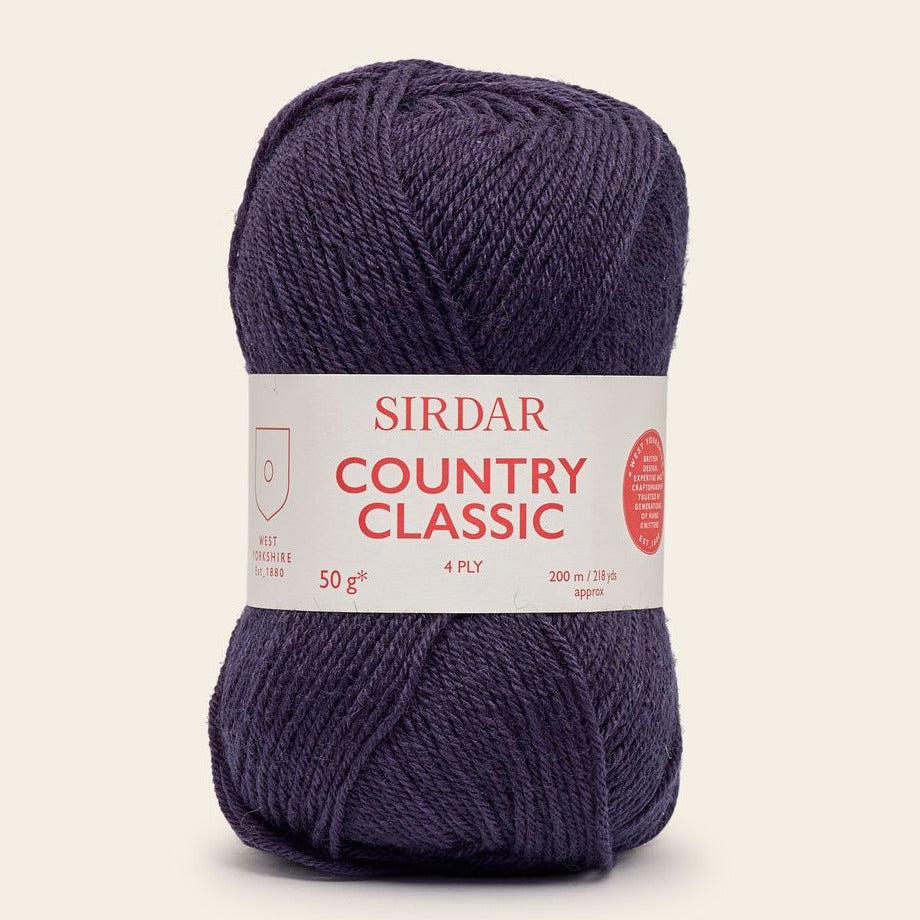 COUNTRY CLASSIC 4 PLY 50g - More colours available