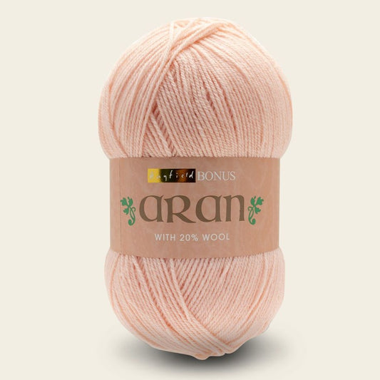 BONUS ARAN WITH  WOOL 400g - More colours available