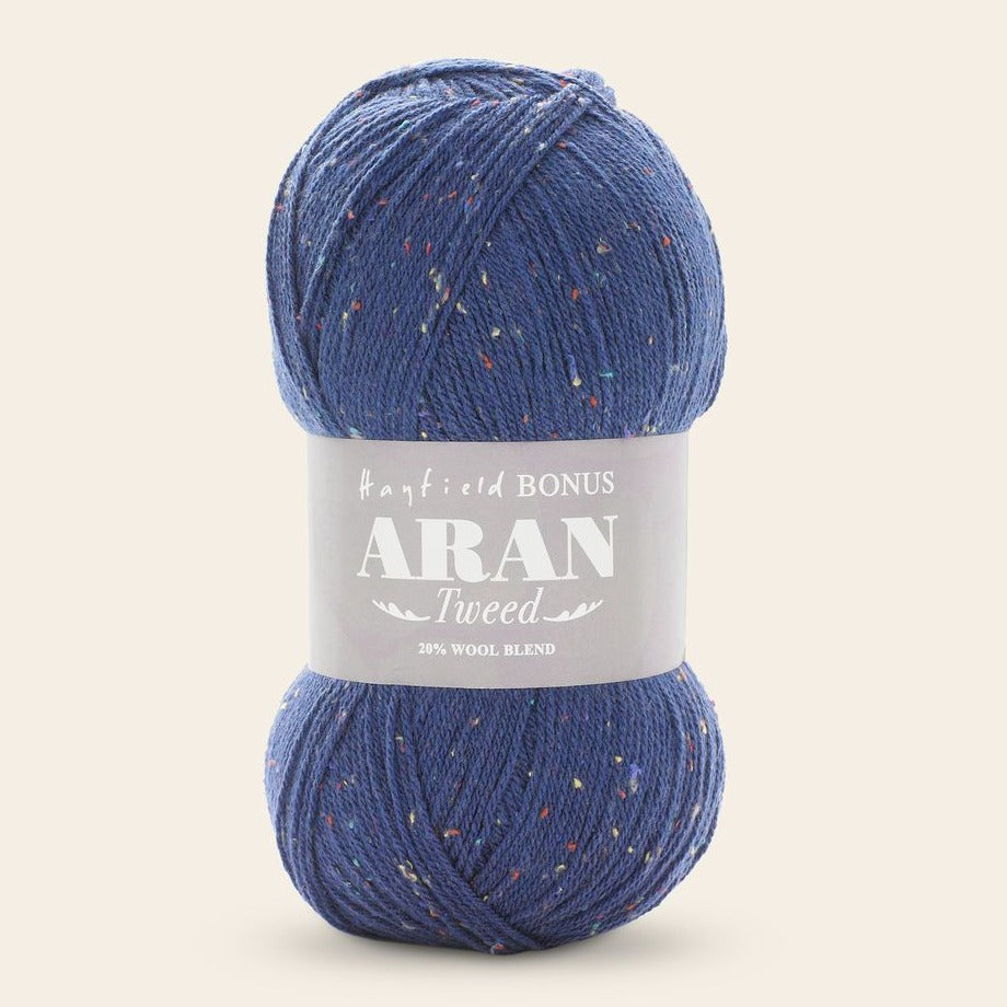 BONUS ARAN TWEED WITH WOOL  400g - More colours available