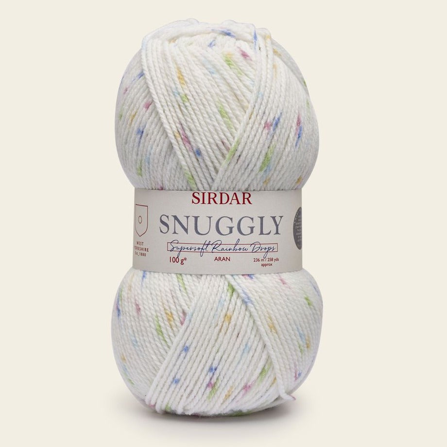 SNUGGLY SUPERSOFT RAINBOW DROPS ARAN  100g  -     More colours available